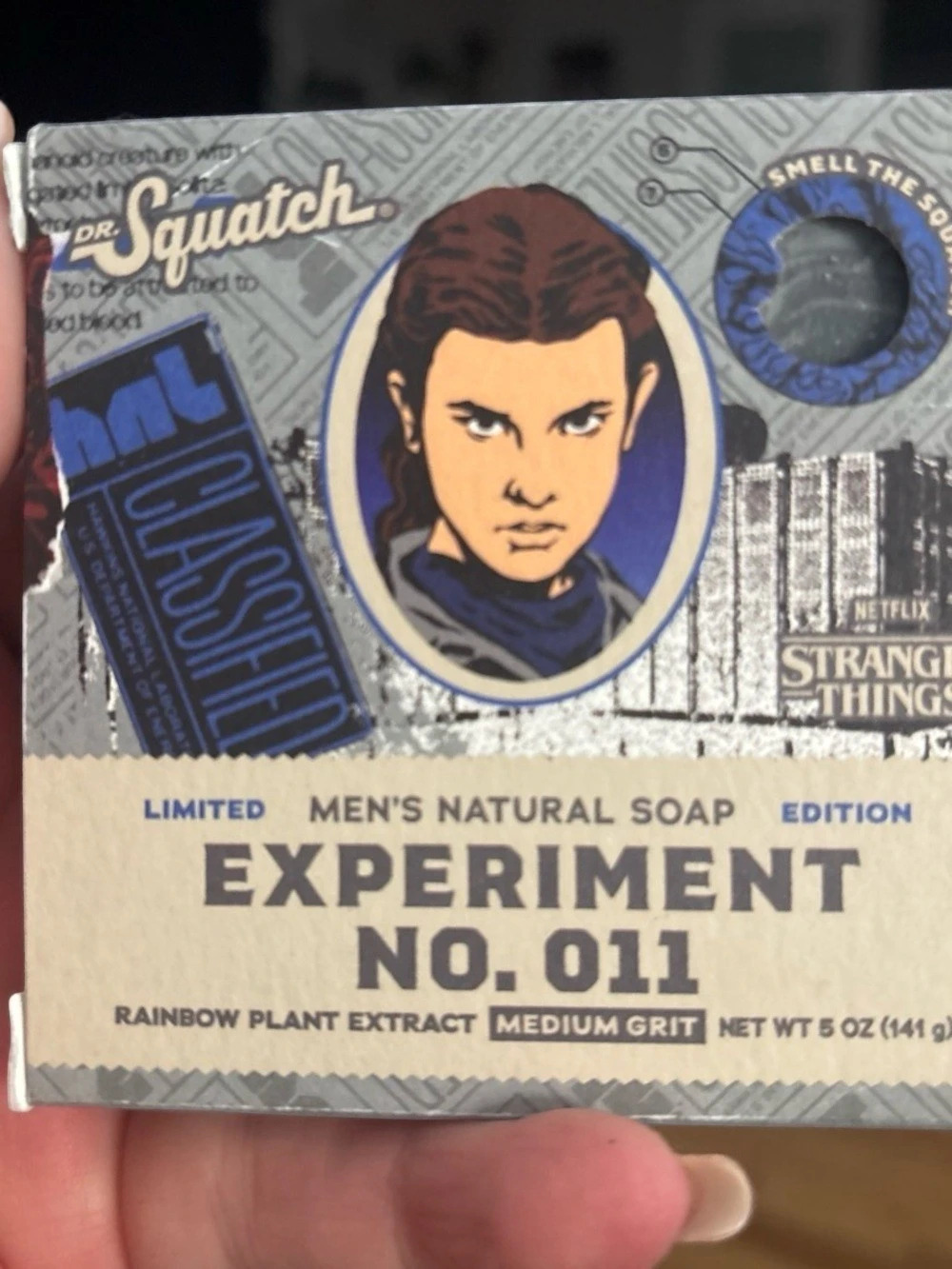 Dr. Squatch Stranger Things Limited Edition Men's Natural Soap Set NWT ALL FOUR
